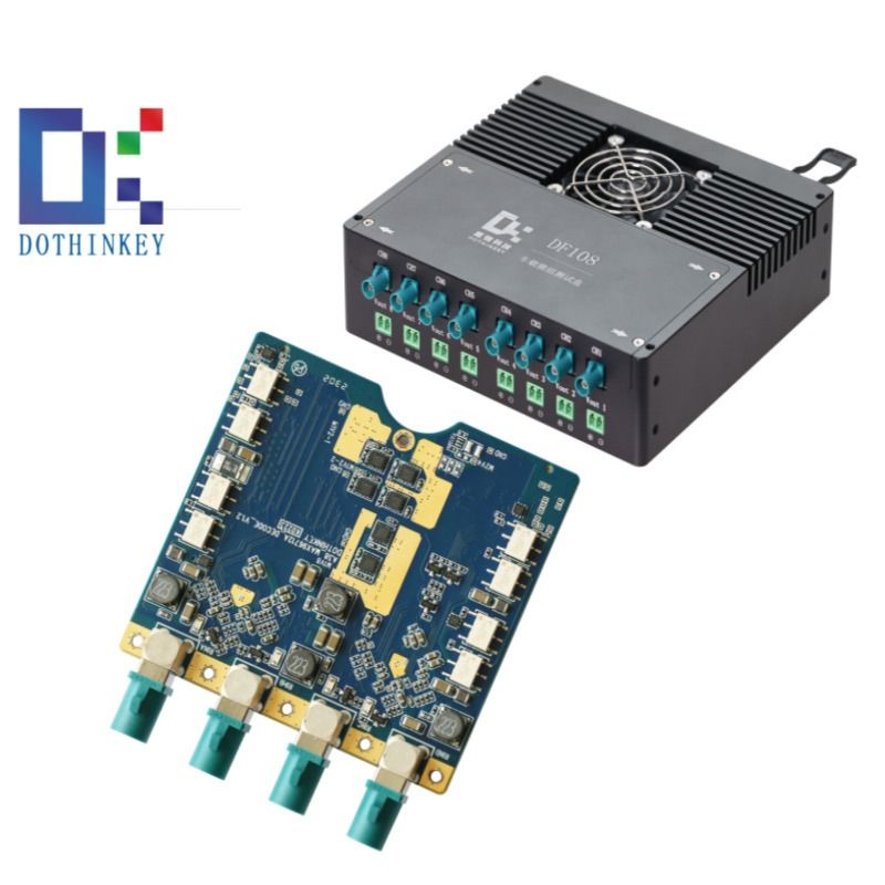 Dothinkey DF108 Εικόνα Frame Grabber Για Αυτοκινητοβιομηχανική Πολυκάμερα DV PV Test Γήρανσης